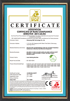 ROHS certificate